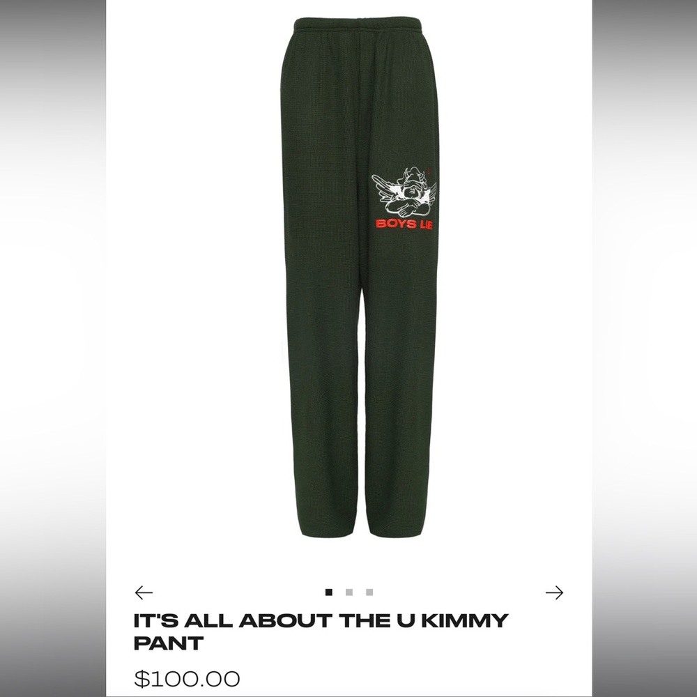 NWT Boys Lie IT'S ALL ABOUT THE U KIMMY PANT
